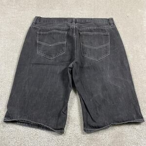 Vintage Y2K Ecko Unltd Jean Shorts Mens 38 Gray Denim Relaxed Fit Baggy Jorts